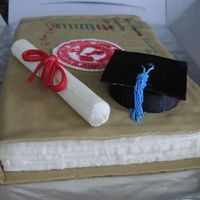 Grad Cake Side View 