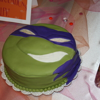 Ninja Turtle Cake Ninja turtle cake which was made for the groom-to-be