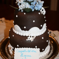 Mini Chocolate Wedding Cake 