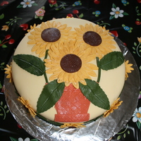 Mother's Day Cake Sunflower cake