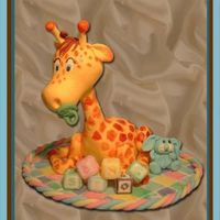 Giraffe Baby Played around a bit with gumpaste. Out came this Giraffe baby .Everything's 100% eatable.