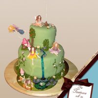 Fairies I made this cake for my daughters 6 years birthday party. She loved it and said "it's ewerything I wished for, though I didn'...