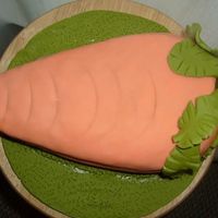 A Very Carrot Cake The cake is a Pinapple Infused Carrot Cake filled with fresh pineapple sices and Coconut Cream Cheese Frosting. Carved into a carrot and...