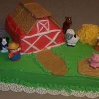 100_0351.jpg Farm Cake was for a dear friends retirement. I had trouble with the barn, was my first carved cake. I think I should have made it smaller....