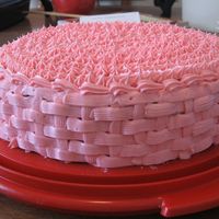 Pink Practice This was a practice cake for me. I wanted to try the basketweave so I did this one. It would be my 1st time doing a basketweave and I also...