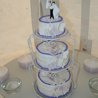Brothers Wedding Cake This is the 1st wedding cake I have ever attemted. Amungst all the other thing I was doing to help my brother prepare for his wedding the...