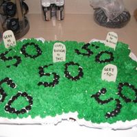 Cupcake Cake This was my first attempt at a CCC. It was for my boss' 50th birthday and it was last minute party. Buttercream icing and 50's...