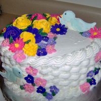 Course 2 Flower cake for course 2