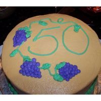 Buttercream /course 1 This was a course 1 cake that was for my grandparents 50th wedding anniversary.