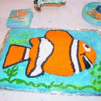 Finding Nemo Baby Shower Cake This was my first cake ever! I made this with no help of a course, and I think I did a great job for my first cake. I used a large sheet...