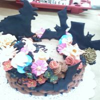 Wilton 2 Course Basket Weave This was my first official basket weave cake that I made for Wilton Course 2. As it is close to Halloween, I opted against the white basket...