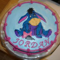 Eeyore Eeyore buttercream transfer