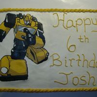 Transformer Buttercream Transfer of Transformer