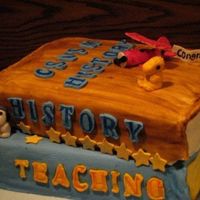 College Grad Cake This is my 1st attempt at creating a "book" cake. . This is a snoopy cake for a friend of mine. Top cake is chocolate cake with...