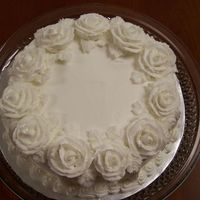 Small Wedding Cake This was for a small wedding celebration, taken from the wilton book