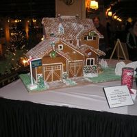 Ginger Bread Build Off Spokane Washington Ginger bread competition in Spokane Washington. 3 hours decorating time. The structure was 3.5 feet wide and 2.5 feet tall