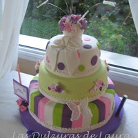 Stripes Dots And Flowers 