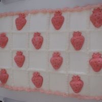 Strawberries Made With Sugar Mold 