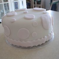 Pink Fondant Dots 