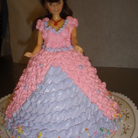 Barbie Doll Cake 