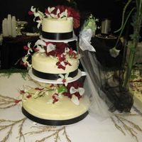 Wedding Cake This is my first wedding cake.