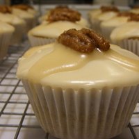 Sweet Potato Bourbon Cupcake 