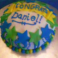 Music Achievement Cake A little cake I did for my piano student after he completed 13 full weeks of practice.