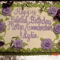 Cake With Butterflies 