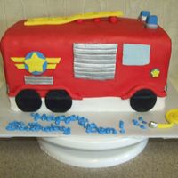 Firetruck For a birthday at the fire station- I was so happy with this one. My first time using paint on hi-liter and it was so fun!