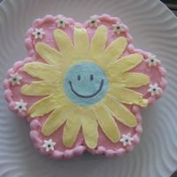 Flower Cup Cake Cake My first FBCT and my first CCC.