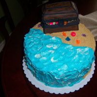 Pirate Theme For A Girl I was asked to make a birthday cake for a girl who wasn't so girly, yet mom didn't want sucha masculine cake for her. DH and I...