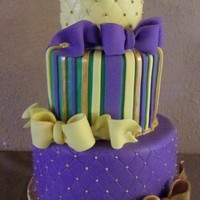 Mardi Gras 50Th Anniversary Cake 