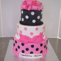 Black, Hot Pink, And White Birthday 