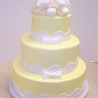 Pale Yellow Eyelet Wedding 