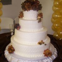 Fall Wedding Cake 
