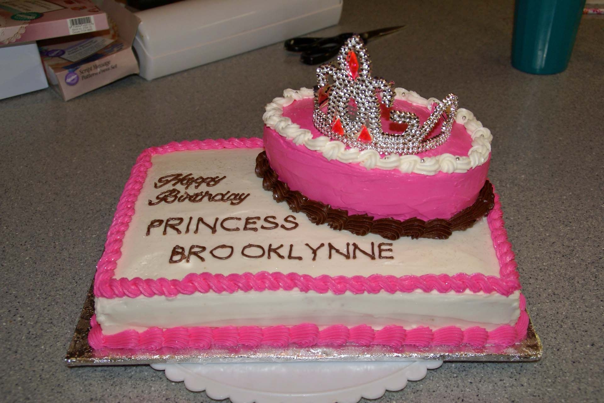 Princess Cake all BC, with tiara added