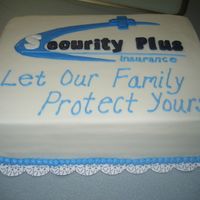 Work Logo We created a new logo and had an open house for my company to unveil it. I made it on a cake out of marshmallow fondant for the open house...