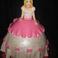 Princess I've seen lots of princess/doll cakes done with a doll pin but I really wanted to make this cake look like the girl it was made for so...