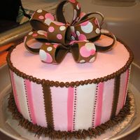 Dots And Stripes I made this for my MIL's 50th birthday. Anything black/over the hill was out of the question ... would have been in big trouble!...