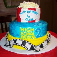 High School Musical 2 Made for my daughter's 6th birthday, which was celebrated on the night High School Musical 2 premiered. Popcorn is Marshmallow's...