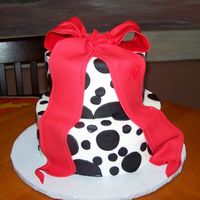 Black White And Red Made for a birthday party, the girl's favorite colors are red, black and white.