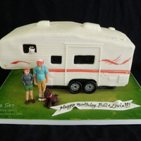 Fifth Wheel Trailer Cake 