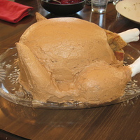 Turkey Cake My first attempt at a turkey cake