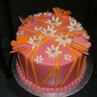 Butterflies I made this cake for my godchild's birthday. My sister wanted a cake for her actual birthday bc it was during the week and her party...