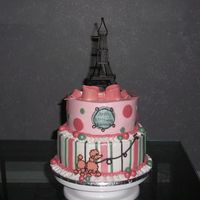Pink Poodles In Paris My godchild's birthday party cake. She saw a picture of this cake and had to have the exact cake. I got the picture from this site,...