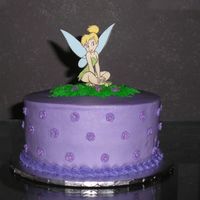 Tinkerbell WASC with buttercream icing. This was my sister's birthday cake. My niece requested this cake for her mom.