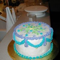 P1010039.jpg This was my first cake in a cake decorating basics class.