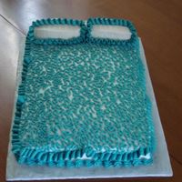 Cornelli Lace Bed Cake Cornelli lace bed cake from class.