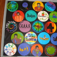 Goo Goo Gajoob :) My girlie turned 8 in October. She *loves* The Beatles. (She calls young Paul "Cute Guy.") So she and I made some Fab 4 cookies...