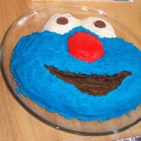 Grover Cake My daughter's 2nd birthday cake (part2) I used an Elmo cake pan